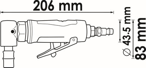 Produktbild für Stabschleifer (Druckluft) Stabschleifer