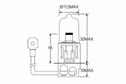 Glühlampe, Arbeitsscheinwerfer Original VEMO Qualität MERCEDES-BENZ S-KLASSE