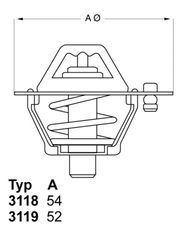 Thermostat, Kühlmittel MAZDA 323 C