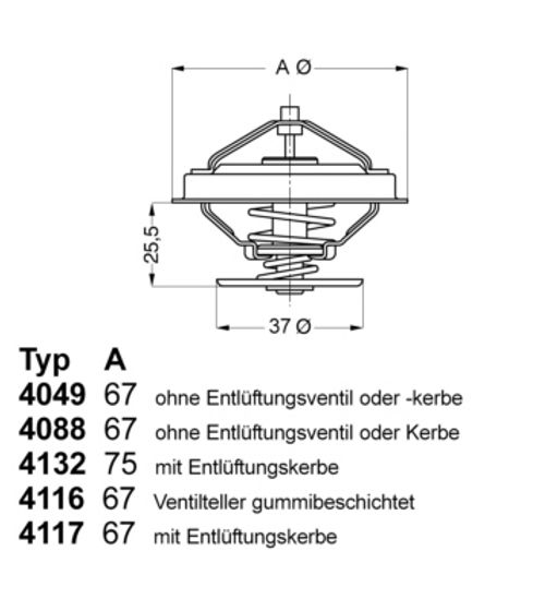 Produktbild für Thermostat, Kühlmittel