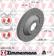 Bremsscheibe FORMULA Z COAT Z PORSCHE CAYMAN