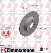 Bremsscheibe SPORT COAT Z VW GOLF ALLTRACK